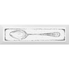 Декор 8,5х28,5 Spoon черный